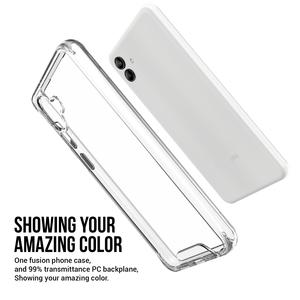 Funda Protectora Transparente para Teléfono Móvil Samsung Galaxy A04, Carcasa Rígida de PC con Parachoques de TPU Resistente a Golpes - Product Image 6