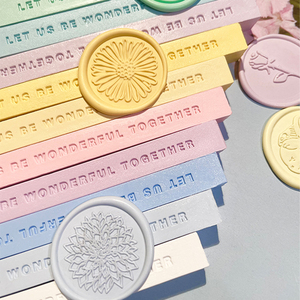 square Sealing Wax Wholesale High Quality Odor-free Multi-color Cylinder Lacquer Wax Strip Wine Bottle Closure
