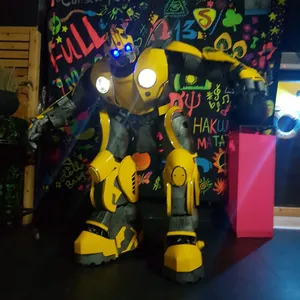 Hot Sale Realistische gute Qualität Led Beleuchtung Roboter Kostüm Film Action Animatronic Cosplay Maskottchen Party Performance Kostüme