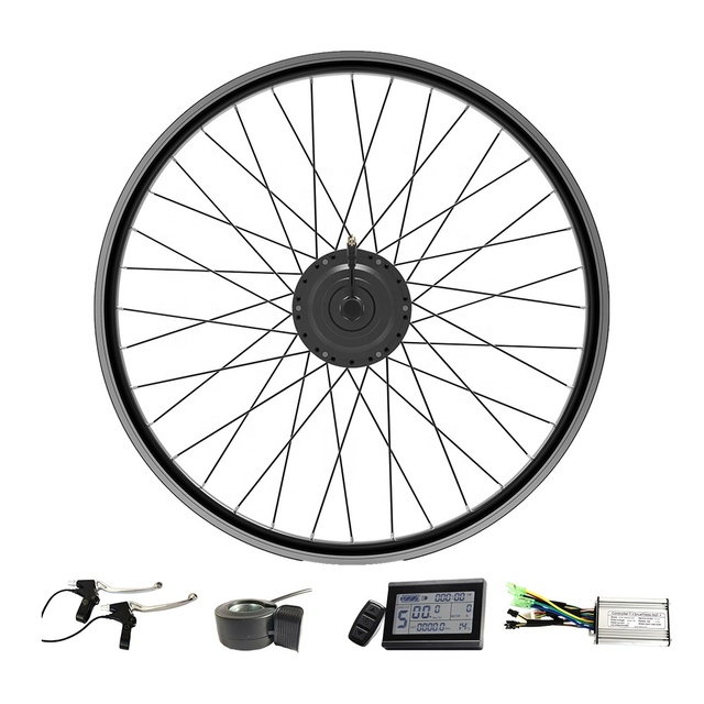 E-bike  Ebike Conversion Kit 250w 36v 20 Inch 26 Inch Wheel 350w Electrical Bicycle Hub Motor Kit for Mountain Bike
