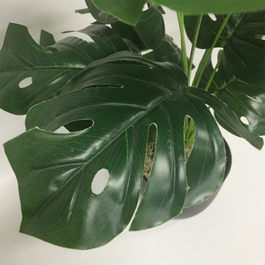 Arbre artificiel de Monstera Deliciosa de Style de conception verte pour la décoration de salon de salle de bains de bureau à la maison pendant Noël et le nouvel an - Product Image 4