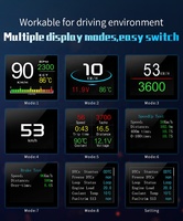 2026 HUD Beliebtes Fenster P10 Plug-and-Play Universelles OBD2 Obd Smart Digital Meter HUD Head-up-Display