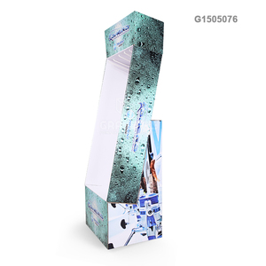 Caja de exhibición de sedal de pesca con diseño personalizado, soporte de exhibición de papel corrugado con gancho, envío rápido - Product Image 4