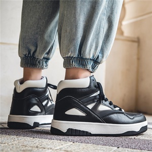 Men's high-top sports <b>shoes</b> - new trendy style, street fashion, casual skateboard <b>shoes</b>, thick sole, anti-slip <b>function</b> - Product Image 4