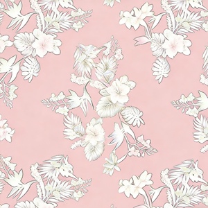 <span class=keywords><strong>Tela</strong></span> Ligera y Transpirable con Estampado Floral 100% Rayón para Prendas <span class=keywords><strong>de</strong></span> Niñas, Mujeres, Bebés y Niños Pequeños, Vestidos, Camisas (105GSM) - Product Image 2