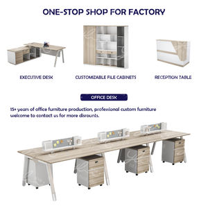 Bureau <span class=keywords><strong>de</strong></span> direction minimaliste en MDF pour gestionnaires Grand bureau Bureau <span class=keywords><strong>de</strong></span> travail avec tiroirs - Product Image 5