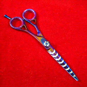 Barber scissors , salon scissors, hairdressing scissors LASER PRINT - Product Image 1