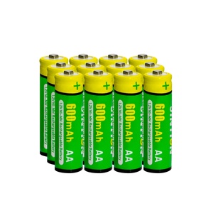JINTION NiMh <strong>AA</strong> 600mAh 1.2V <strong>Rechargeable</strong> <strong>Battery</strong> <strong>AA</strong> <strong>Rechargeable</strong> <strong>Batteries</strong> for Solar Lights Alarm Clock Remote Control Toys - Product Image 1