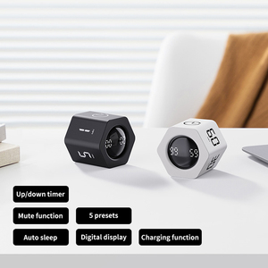 Nhỏ hình lục giác cơ khí Led cảm biến trọng lực thân thiện với môi hẹn giờ 60 phút thiền định tùy chỉnh thời gian Pomodoro hẹn giờ - Product Image 2