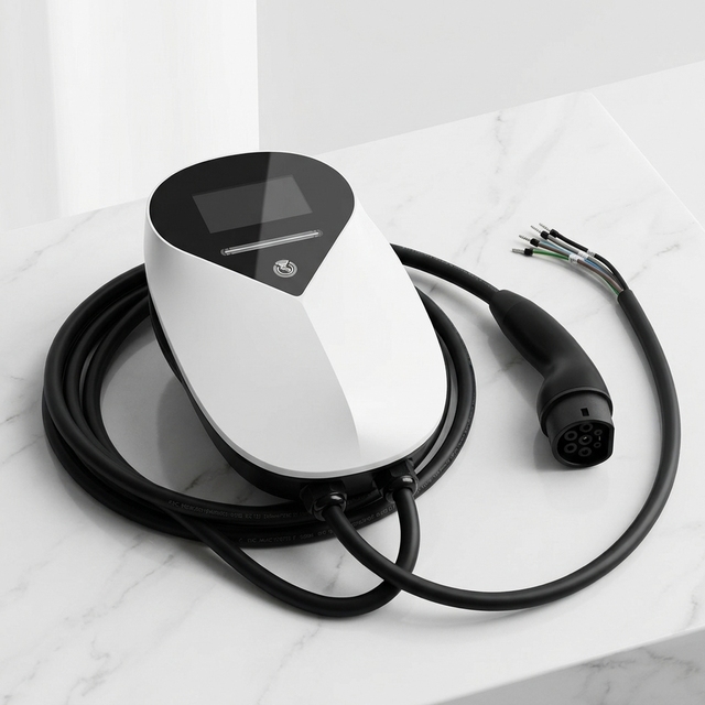 11kW Smart EV Charger Type 2 Electric Car Charger Station 3-Phase Home Wallbox for EV