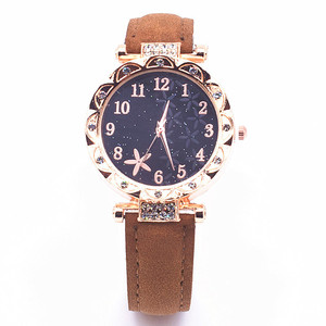 <span class=keywords><strong>Montre</strong></span> à quartz YuSa624 pour femme, nouvelle mode, avec coquille de <span class=keywords><strong>lotus</strong></span>, <span class=keywords><strong>montre</strong></span> décontractée simple - Product Image 2