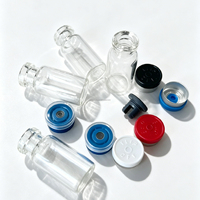 Ampoules en verre pharmaceutique ambré clair bleu de 3 ml, 5 ml, 10 ml, 15 ml, 30 ml pour produits médicaux et cosmétiques