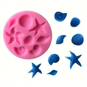 Chocolate con Forma de Animales Marinos. Molde de Silicona 3D para Fondant con Diseño de Cola de Sirena, Molde de Encaje de Azúcar OEM/ODM - Product Image 2