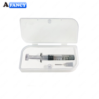Tubo de llenado de metal transparente pequeño de 1 ml y 0.5 ml con aguja, modelo 510, 2023