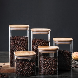 Frasco <span class=keywords><strong>de</strong></span> almacenamiento <span class=keywords><strong>de</strong></span> granos <span class=keywords><strong>de</strong></span> café fácil <span class=keywords><strong>de</strong></span> limpiar <span class=keywords><strong>de</strong></span> simplicidad moderna <span class=keywords><strong>para</strong></span> el hogar y la <span class=keywords><strong>cocina</strong></span> tarros cuadrados <span class=keywords><strong>de</strong></span> almacenamiento <span class=keywords><strong>de</strong></span> <span class=keywords><strong>vidrio</strong></span> <span class=keywords><strong>con</strong></span> tapas <span class=keywords><strong>de</strong></span> Bambú - Product Image 4