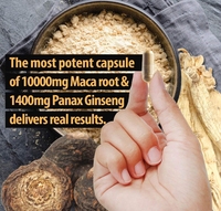 Capsules de Maca Noire Naturelle OEM – Complément Énergisant Anti-Fatigue pour Hommes et Femmes – Pilules/Comprimés pour Force et Vitalité