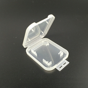 Thẻ nhớ trường hợp SD trong suốt bộ nhớ-thẻ Hộp nhựa lưu trữ gói bán lẻ <span class=keywords><strong>tf</strong></span>-thẻ đóng gói lưu trữ trường hợp - Product Image 4