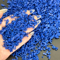 Granulés de PVC bleu recyclé à faible densité, résistants à l'usure, matière première composée pour semelles de chaussures, pantoufles, tuyaux, câbles, jouets - Prix usine