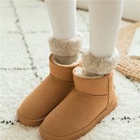 Chaussettes thermiques chaudes confortables épaisses et mignonnes en polaire pour femmes et hommes Chaussettes isolées pour bottes de ski d'hiver par temps froid