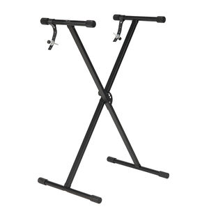 Support de clavier en X à simple brancard avec réglage de la hauteur sur 5 niveaux, pupitre de musique portable, pour synthétiseurs et claviers - Product Image 2