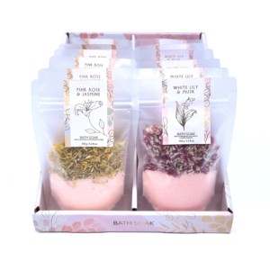 Collection de 12 bombes de <span class=keywords><strong>bain</strong></span> effervescentes de 30g avec fleurs pressées pour le nettoyage corporel - Product Image 4