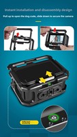 Adaptateur de fixation à griffe froide pour caméra d'action, boîtier de protection en aluminium pour GoPro Hero 13 12 11 10 9 Black