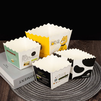 Nampan Roti Kotak Kue Caterpillar Tas Wortel Tongkat Eclairs Kertas Nampan Makanan Tas Plastik