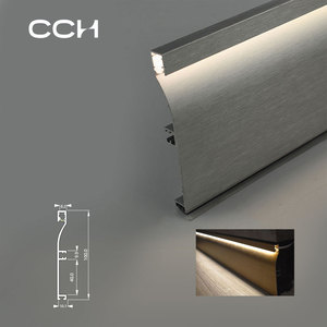 Plinthe lumineuse LED moderne avec éclairage à économie d'énergie pour couloirs, escaliers et décoration murale - Product Image 3