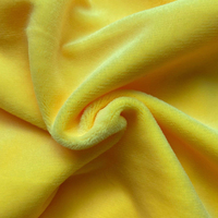 Tissu en velours pelucheux à poils courts 100% polyester, tissu minky super doux pour la tapisserie d'ameublement