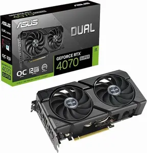 Dual RTX 4070 Super 12G GPU with GDDR6X Desktop PC Gaming Video Card 8GB Memory PCI Interface Fan Cooler