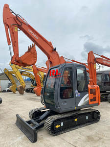Miniexcavadora de Segunda Mano de 6 Toneladas Hitachi ZX60 Original de Japón Tipo Oruga Usada con Motor en Venta - Product Image 5