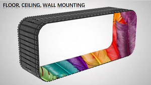 จอแสดงผลวิดีโอ LED แบบม้วน GOB P1.9 ที่สามารถแขวนได้อย่างอิสระและเหมาะสำหรับฉากหลังบนเวที - Product Image 5