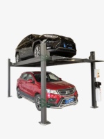 GG Lifters PFP36/1800 Système de stationnement vertical intelligent pour garage domestique, élévateur de voiture hydraulique automatique à 4 poteaux, capacité 3600 kg