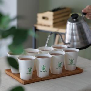 Tasses à thé en forme de feuille - Thé noir japonais (25 tasses incluses) - Thé noir japonais prêt à infuser (paquet de 25) - Fabriqué au Japon - Product Image 6