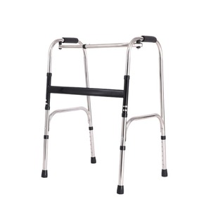 Déambulateur en acier inoxydable Dezokai, réglable, pliable, léger, antidérapant, pour la réadaptation des personnes âgées - Product Image 1