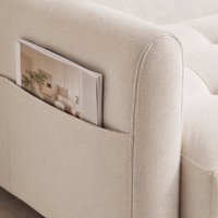 Canapé électrique moderne trois places OEM d'usine, inclinable et réglable, en tissu écologique, avec chargement USB et télécommande, pour la vente en gros