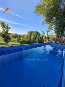 Vidrio laminado sobre el suelo patio trasero jardín contenedor <span class=keywords><strong>piscina</strong></span> país Villa cómodo spa masaje sauna <span class=keywords><strong>casa</strong></span> - Product Image 3