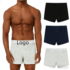 <span class=keywords><strong>Calzoncillos</strong></span> <span class=keywords><strong>Boxer</strong></span> de Algodón Transpirable Ming Jet Essentials Personalizados para <span class=keywords><strong>Hombre</strong></span>, ODM, Cintura Tejida con Logotipo, Lavables a Máquina, Tallas Grandes - Product Image 1