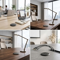 Prise de courant encastrée de bureau ronde américaine de 50 mm (2 pouces) avec station de charge rapide PD 20W, prise de courant encastrée pour bureau