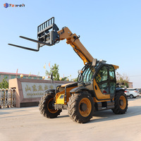 Chariot élévateur à bras télescopique de ferme tout Terrain chinois 7M avec chariot élévateur de Construction de seau à vendre