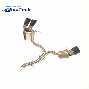 Sistema de Escape Catback con Válvulas de Titanio y Cuatro Salidas para Porsche Macan S GTS Turbo 3.0T 3.6L - Product Image 1