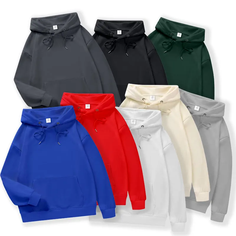 Men'S Custom Logo oversized Hoodies Manufacturers  High Quality Pullover Blank Unisex Hoodie