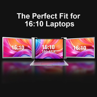 Produit viral 2025 14 pouces 2 écrans écran d'extension de moniteur d'affichage pour ordinateur portable avec ce rohs fcc 1080p