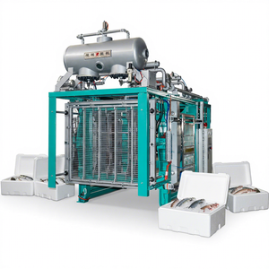 Machine de fabrication de boîtes à poisson en EPS contrôlée par PLC de haute qualité avec pompe et moteur, moulage de <span class=keywords><strong>polystyrène</strong></span>, certifiée CE, longue durée de vie - Product Image 1