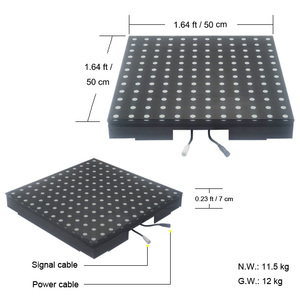 La pista da ballo digitale di alta qualità 64 Pixel 15W ha condotto la sorgente <span class=keywords><strong>luminosa</strong></span> per le esposizioni agli eventi ed alle feste - Product Image 2