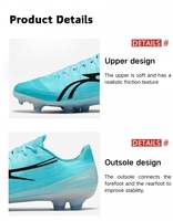 Chaussures de football d'entraînement respirantes professionnelles Oem personnalisées en usine, crampons de football américain en plein air