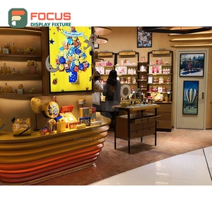 Commercial Shop Interior Solid Wood Shop Furniture Layout Design Cosmetic Display Cabinet - Product Image 5