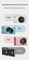 Kamera Vlogging Premium 16X Digital Zoom AF Auto Focus Koneksi WiFi Aplikasi Media Sosial untuk Pemula