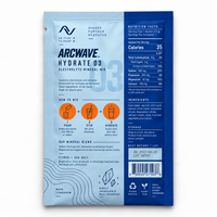 Sachet personnalisé imprimé en aluminium 12g pour poudre de mélange électrolytique minéral, emballage refermable de qualité alimentaire pour agrumes, sel marin, aliments pour animaux de compagnie