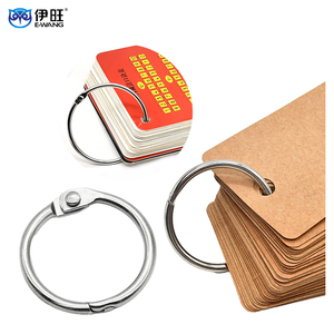 Factory Price Metal Loose Leaf <b>Rings</b> Stainless Steel Book <b>Rings</b> in Bulk Packaging - Product Image 1